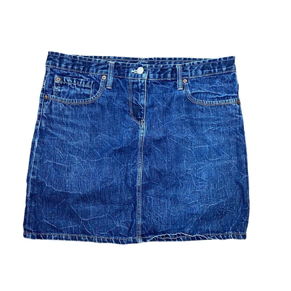 J.Crew Women's Denim Mini Skirt Size 31 - Classic Blue